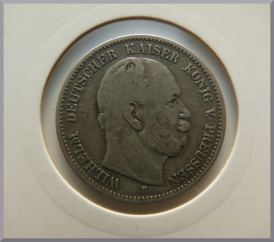 Preußen Wilhelm I. 1861 1888 2 Mark 1876 B