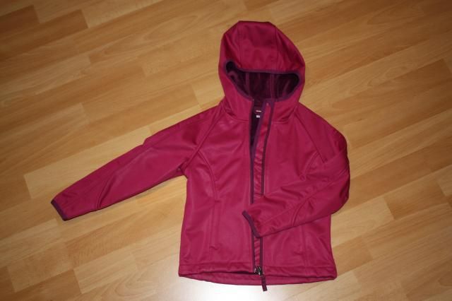 Softshell Jacke Regenjacke gefüttert pink von Crane Gr. 116 super