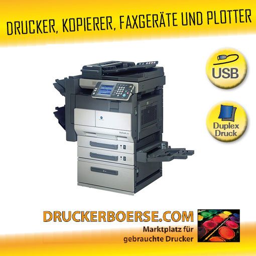 Konica Minolta Bizhub 250 mit Unterschrank A3 Kopierer