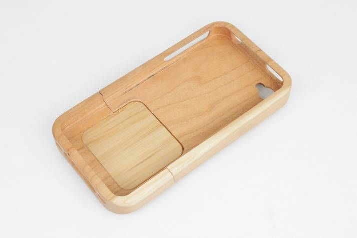 Original iGard® iPhone 4 4S Buche Buchenholz Holz Hülle Schutzhülle