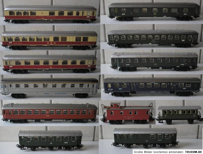 Märklin Konvolut an Wagen für die Anlage sehr gut Bastler