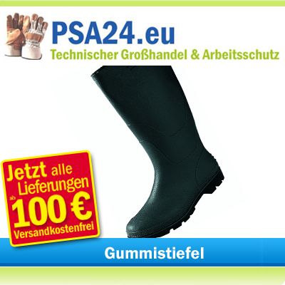 Gummistiefel, schwarz, Gr.37