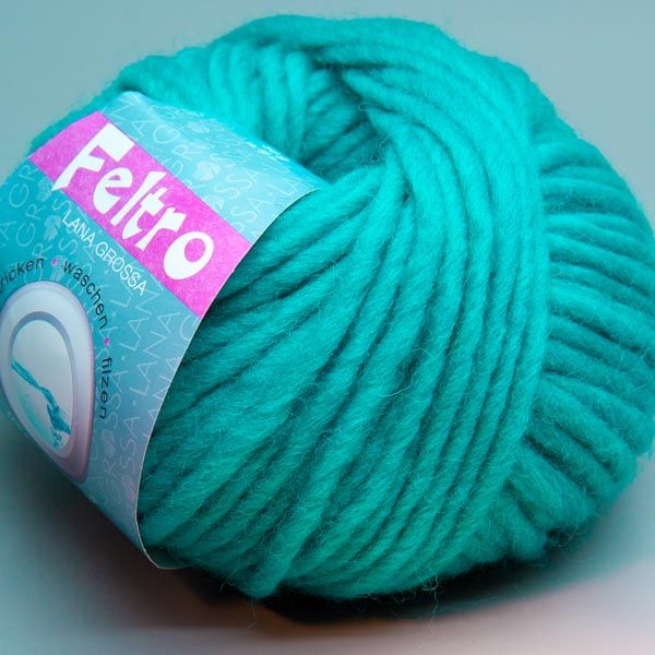 Lana Grossa Feltro 032 capri blue 50g Filzwolle