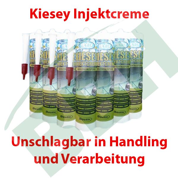 91,94€/L) 12 x 290 ml HEYDI KIESEY Injektcreme Horizontalsperre