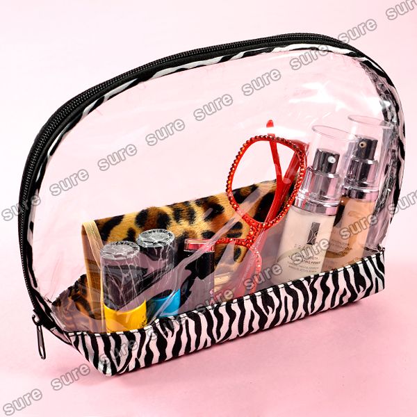 Zebra Motive Tasche Kosmetiktasche Schminktasche Strandtasche