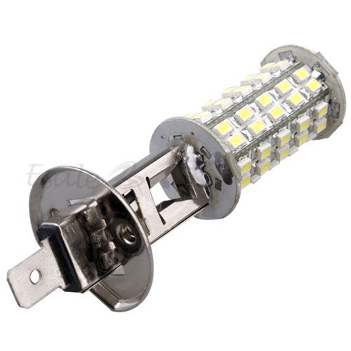 2X H1 68 SMD LED Autolampe Nebel Birne Licht Weiß 12V