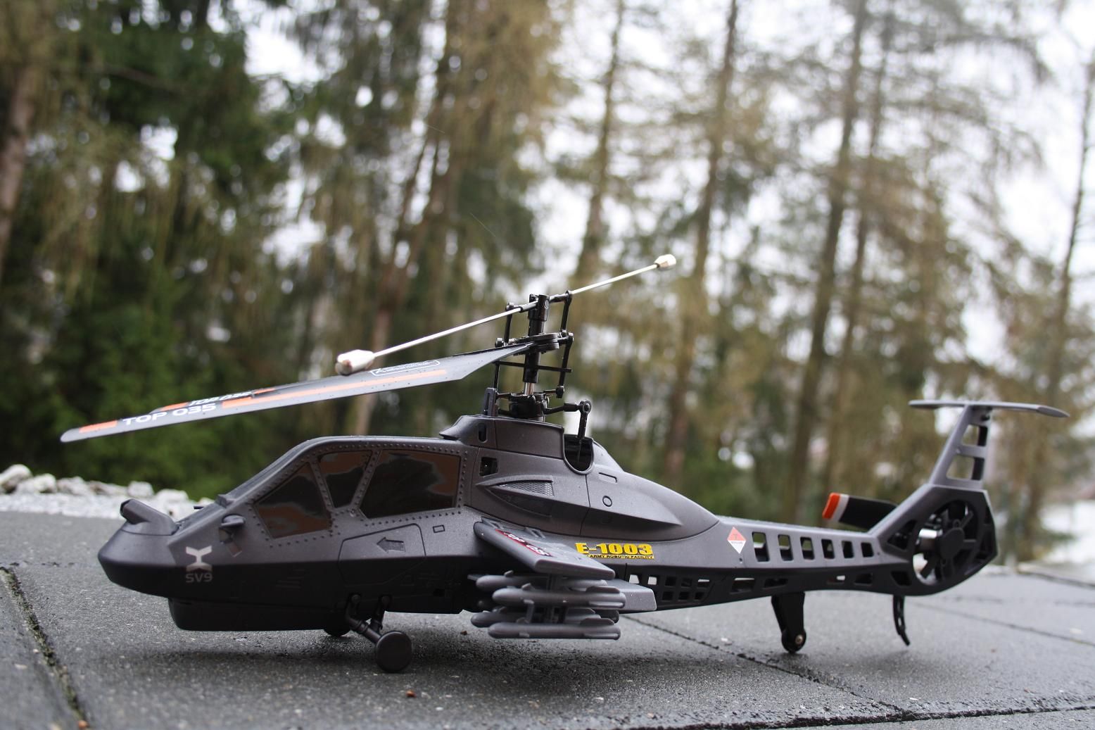 RC 4 Kanal Helikopter Comanche Blade TX ferngesteuerter Hubschrauber