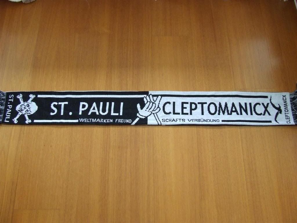 Schal ST Pauli Cleptomanicx Scarve Bufanda Echarpe Trikot