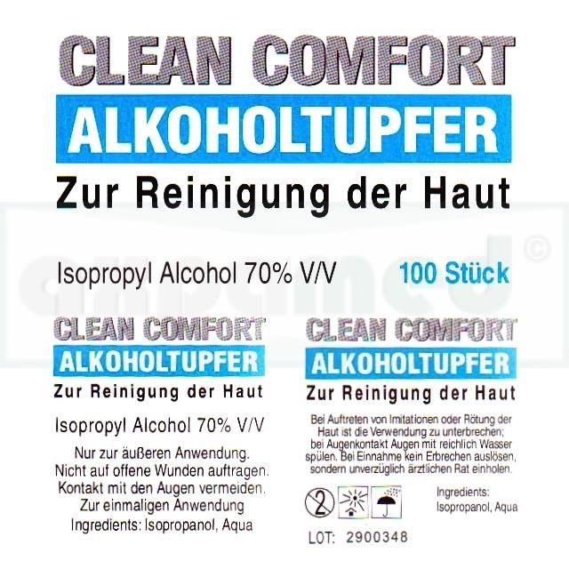 100 Alkoholtupfer Insulintupfer Alkoholpads Alkohol Pads Tupfer