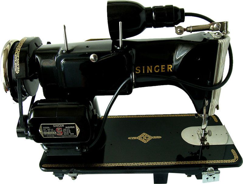 Antike / Alte SINGER Nähmaschine 316 G (TOP Zustand)