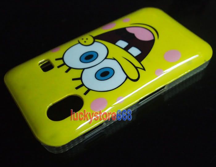 SpongeBob Hard Back Cover Case for Samsung Galaxy Ace S5830