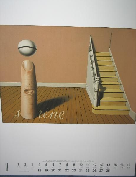 MOHN KUNST KALENDER 2013 MAGRITTE 49x65 cm 29€ NEUWARE