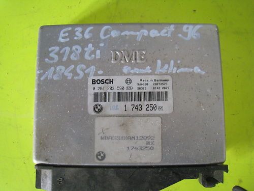 Motorsteuergerät BMW E36 318ti Bosch 0261203590