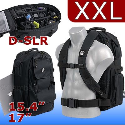 Fotorucksack XXL Laptop 17 Rucksack Bilora 320 D SLR