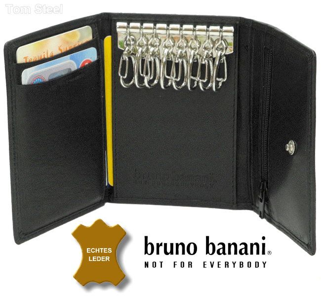 BRUNO BANANI SCHLÜSSELETUI (elegant) SCHLÜSSEL(Münzfach)ETUI