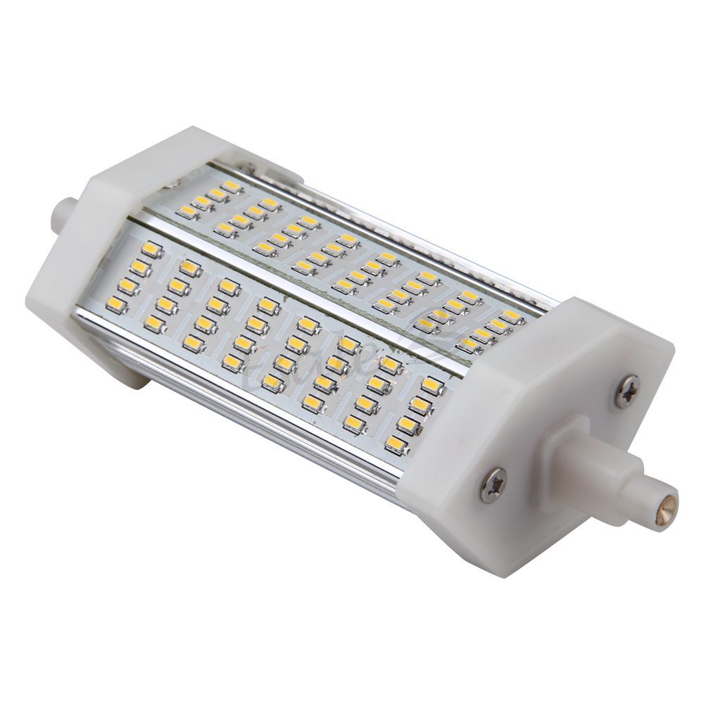 Warmweiss R7s 118mm 96 3014 SMD LED Strahler Leuchtmittel Birne 11W AC