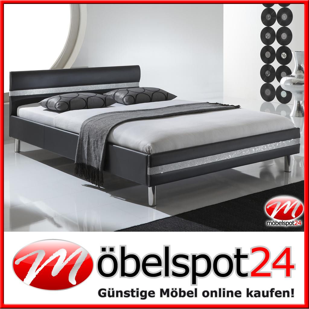 POLSTERBETT DISCO FUTONBETT DOPPELBETT BETTGESTELL BETT 140x200 cm