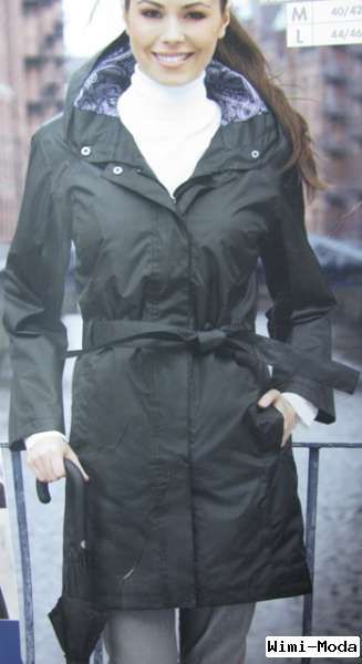 Damen Regen Trenchcoat Regenmantel S M winddicht NEU