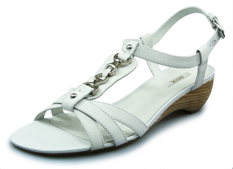 H334 NEU Geox Damen Sandale NEW LUCCA weiss SUPER ANGEBOT