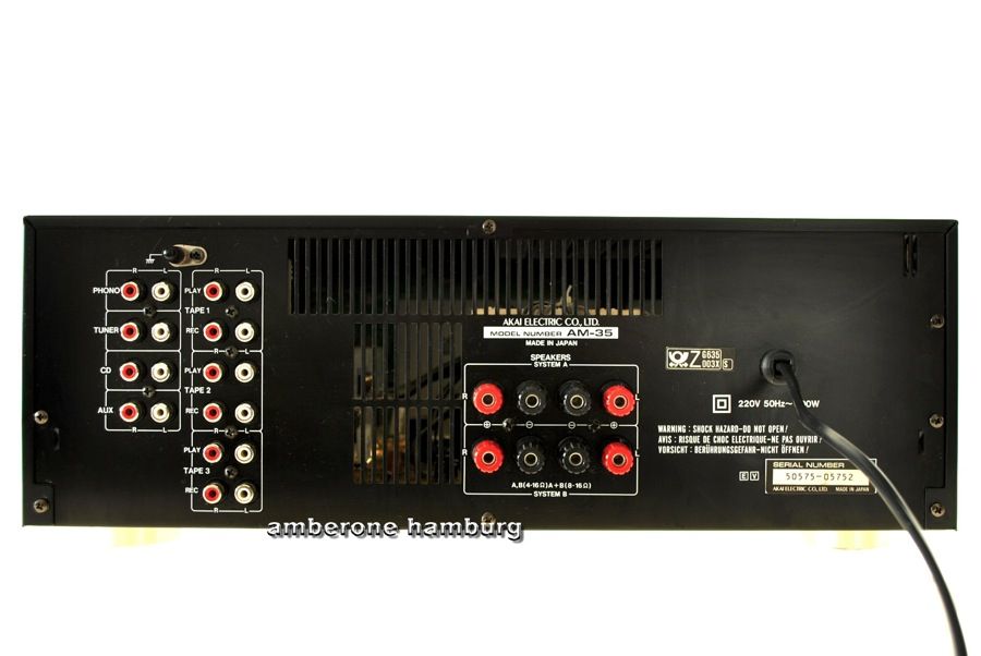 AKAI AM 35 VOLLVERSTÄRKER AMPLIFIER