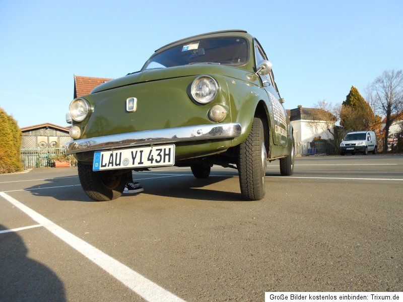 AUTOBIANCHI   FIAT 500 GIARDINIERA / Kombi, H Kennzeichen, Tüv