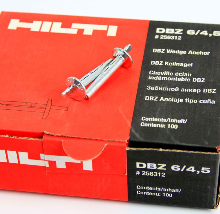 Hilti DBZ 6/4,5 Keilnagel, Art. Nr. #256312 (c349)