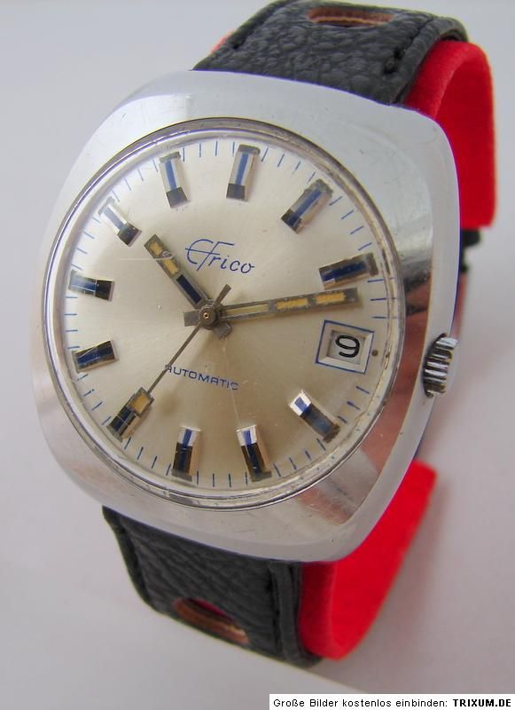 Efrico Automatic Autorotor 25 Jewels 21600 PUW 1561 E Uhr men gents