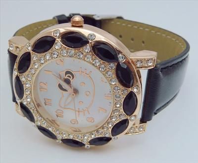 HelloKitty Armbanduhr Quarzuhr uhr Schwarz AL9#