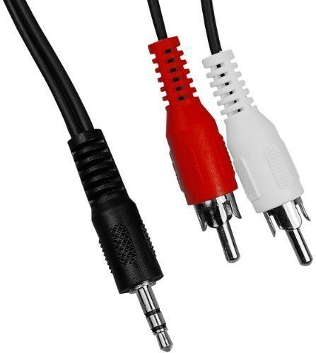 Audio Kabel 2x Cinch Stecker  3,5mm Klinke 5m ** NEU & OVP **