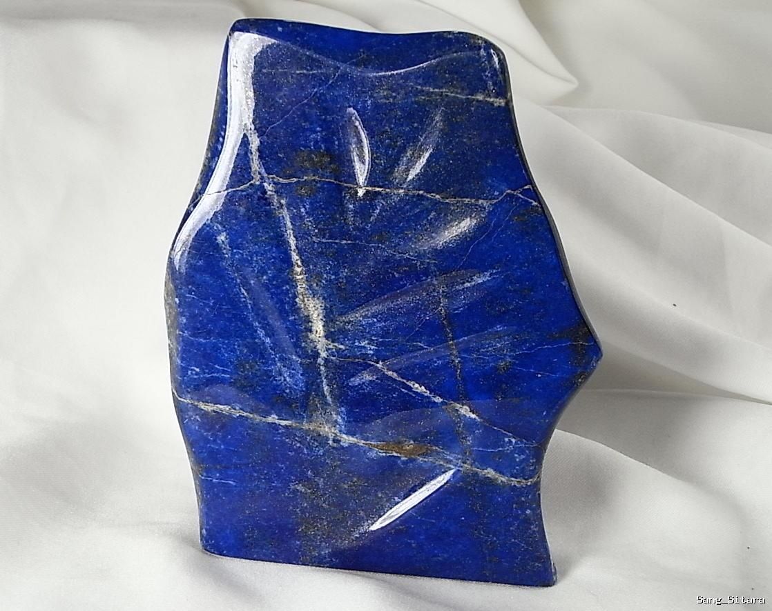 Superschöne royalblaue Lapislazuli Skulptur 386Gramm 12,5cm TOP