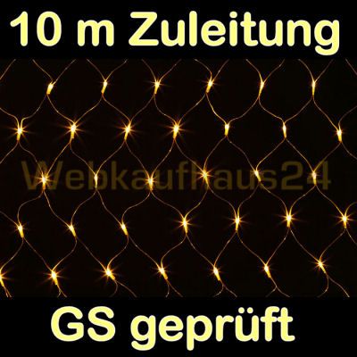 LED Netz Lichternetz außen warmweiß 160 LED 1,2 x 1,9 m