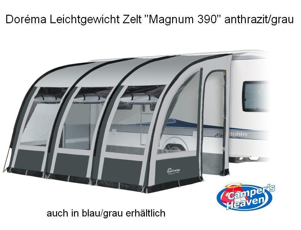 Doréma Leichtgewichtzelt Magnum 390 anthrazit / grau **neu**