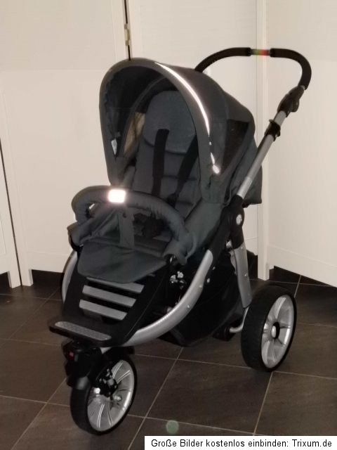 Teutonia Kombikinderwagen Spirit S3 09 / 10 Anthrazit / Grau