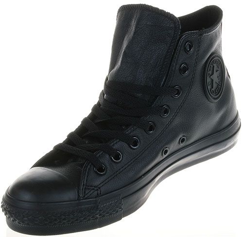 Converse   Chucks   All Star Hi LEDER Schwarz   NEU   Größen 35