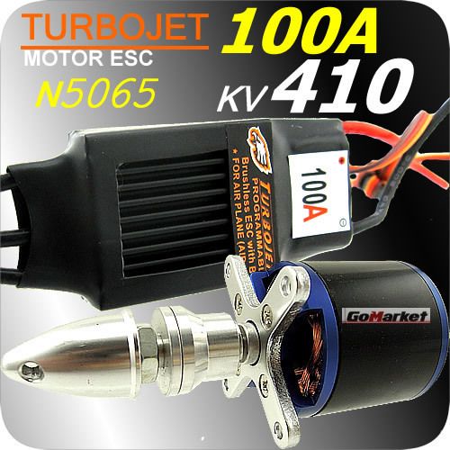 410kv N5065 Brushless Motor Regler 100A BEC ESC TUR