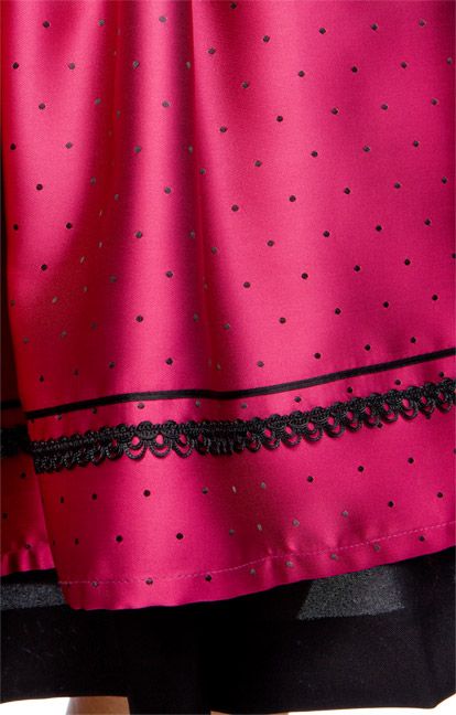 Mididirndl 3tlg. Amanda fuchsia 70 cm Midi Dirndel