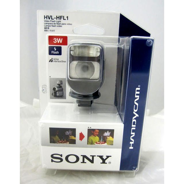 NEU SONY HVL HFL1 HFL 1 BLITZ f.CAMCORDER Videoleuchte