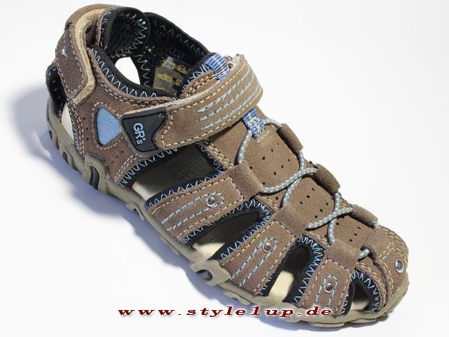 Greenies Leder Kinder Jungen Mädchen Klettschuhe Sandale