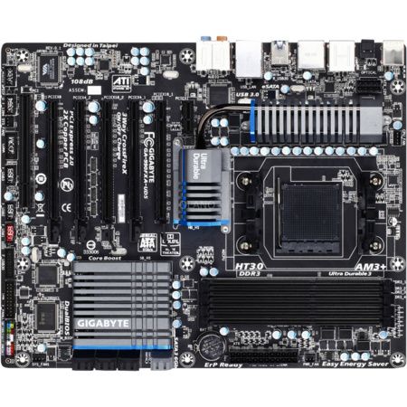 GIGABYTE GA 990FXA UD5 ATX Mainboard AMD AM3+ eSATA FiWi USB 3.0