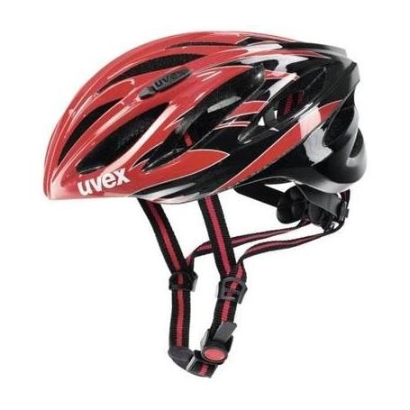 UVEX Uni Fahrradhelm Boss Race, red black, 55 60,