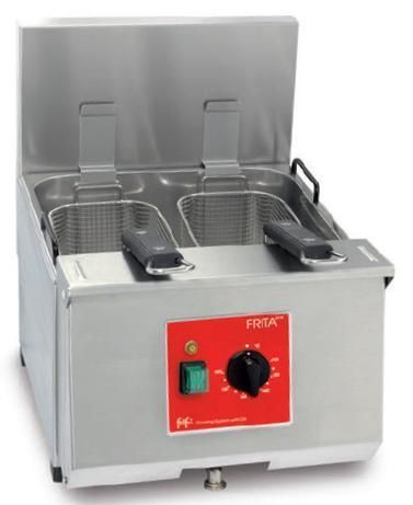 GGG Hochleistungs Friteuse 8Liter 6 9kW 400V 360x457x300mm 16kg Pommes