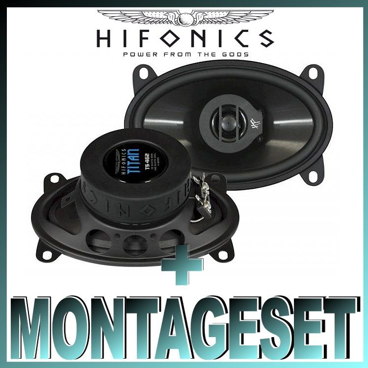 Hifonics TS 462 Lautsprecher für Seat Ibiza 6K Bj. 1993 2002 Hinten