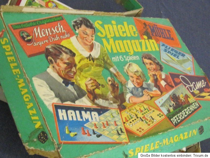 Dachbodenfund  3 Spiele aus den 60er Jahren