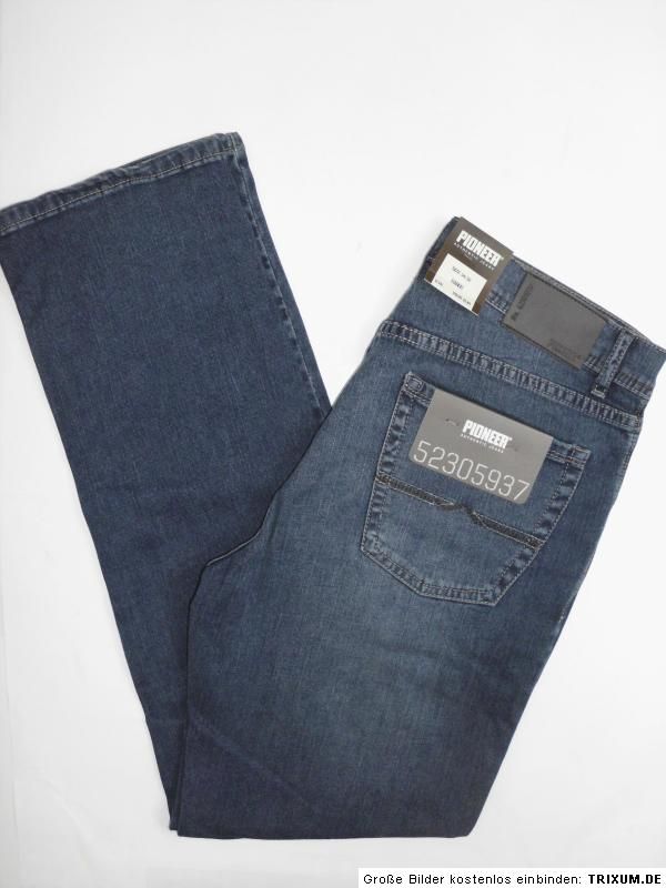 PIONEER Jeans Rando Art.9749.06.1680 STRETCH mittelblau stone used