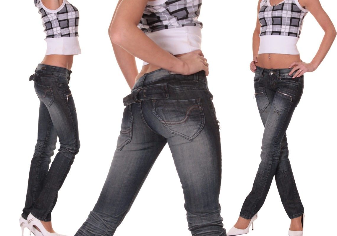 SeXy BT 469 Hüft Röhre Jeans GeiLe ☆SchnaLLe☆ Gr 34 W26