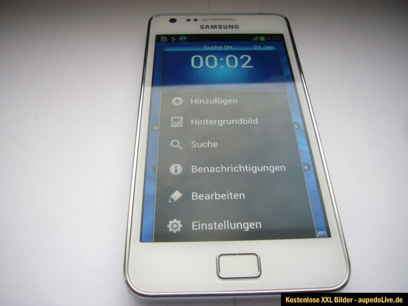 tolles Handy wie neu Samsung Galaxy S 2 GT   I 9001 16 GB weiss ohne