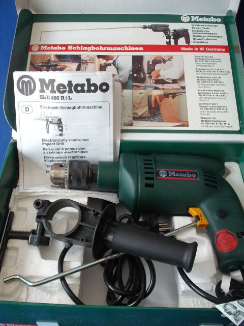 METABO Sb E 480 R+L SCHLAGBOHRMASCHINE 480 Watt neuwertig/OVP