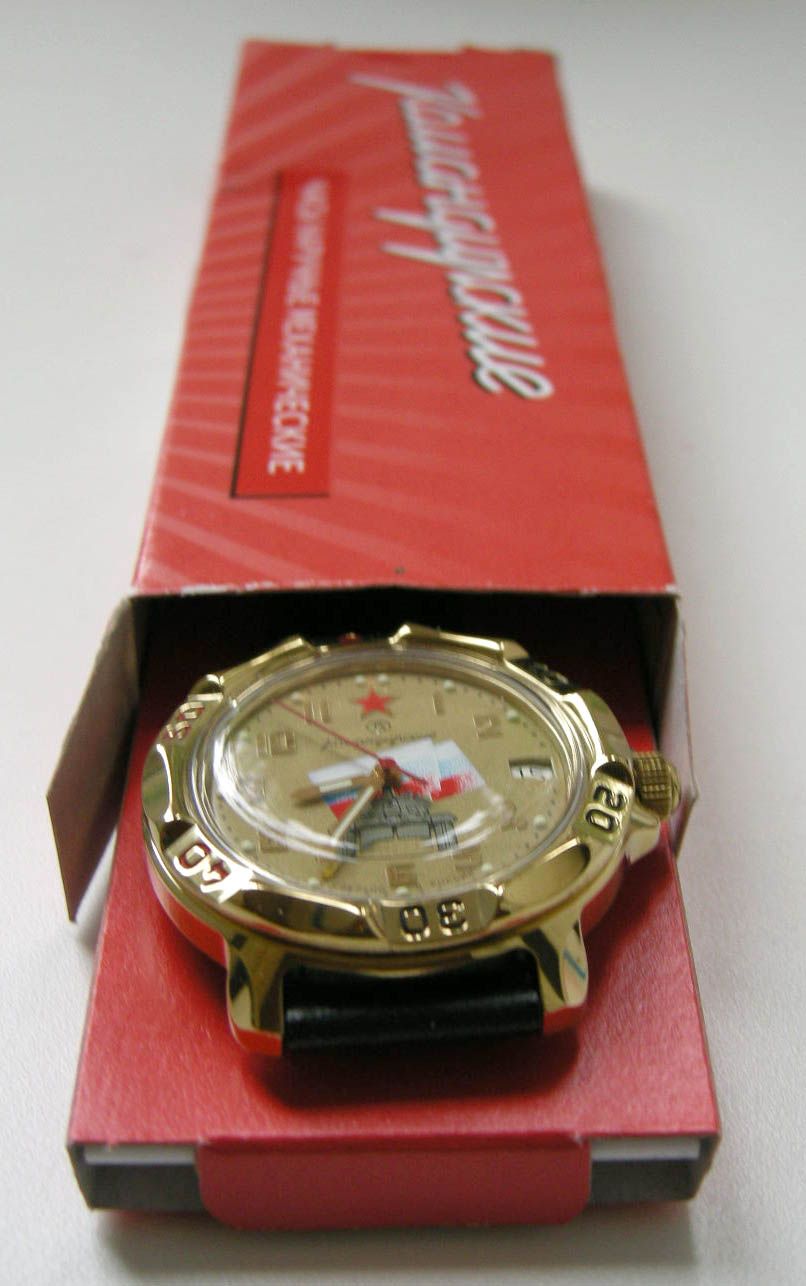 WATCH VOSTOK RUSSISCHE UHR MECHANISCH KOMANDIRSKIE 2414A/539295 22