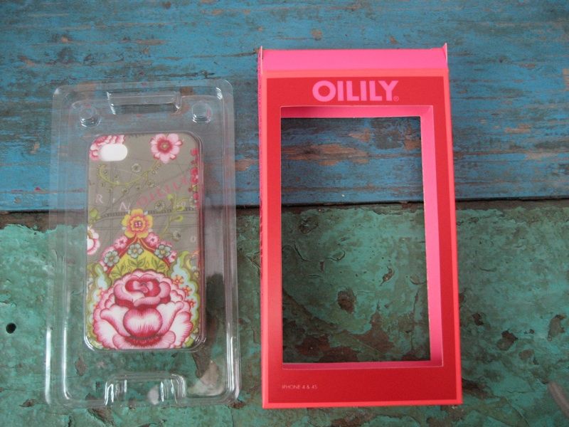 Oilily iPhone 4 & 4S Case etui hoes cover Mocca