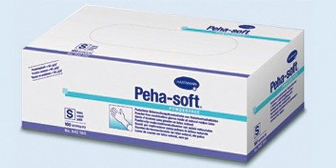 Peha soft® Untersuchungshandschuhe, Einmal Latex Handschuhe